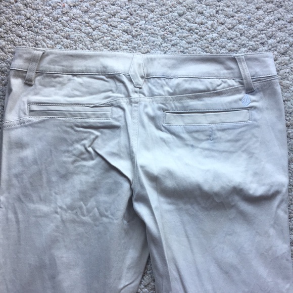 Volcom frochickie matchstick khaki tan dress pants slacks skate surf jeans - Picture 6 of 7